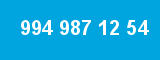 994 987 12 54 994 987 12 54